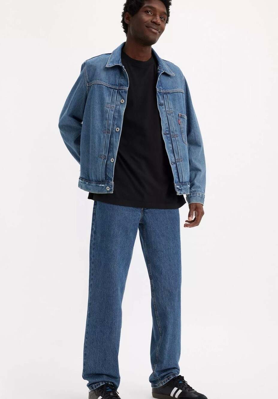 Levi's 550 Relaxed Fit Men's Jeans - Medium Stonewash